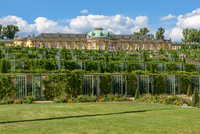 Sans Souci Palace Potsdam, Germany Sanssouci palace in Potsdam, near Berlin, Germany, Europe Photo by Franco Ricci