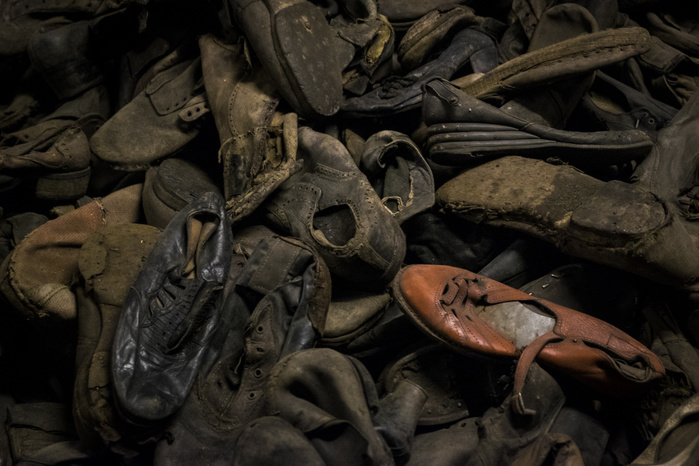 Poland Auschwitz, Oswiecim, Birkenau, Brzezinka, Poland, North East Europe. Shoes of victims. Photo by Salvatore Leanza