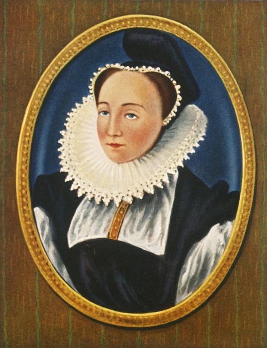  Maria Stuart ,  1933 . Creator: Unknown.  Maria Stuart ,  1933 . Portrait of Mary Queen of Scots  1542 1587 , also known as Mary Stuart or Mary I of Scotland, queen regnant of Scotland from 14 December 1542 to 24 July 1567 and queen consort of France from 10 July 1559 to 5 December 1560. Mary was a first cousin once removed to Queen Elizabeth I of England. Mary had previously claimed Elizabeth s throne as her own and in 1587, after eighteen years of incarceration, Elizabeth sent her to her death. After a miniature by Nicholas Hilliard. From  quot Gestalten Der Weltgeschichte quot , a book of cigarette card portrait miniatures of figures in world history from the last four hundred years.  Germany, 1933 
