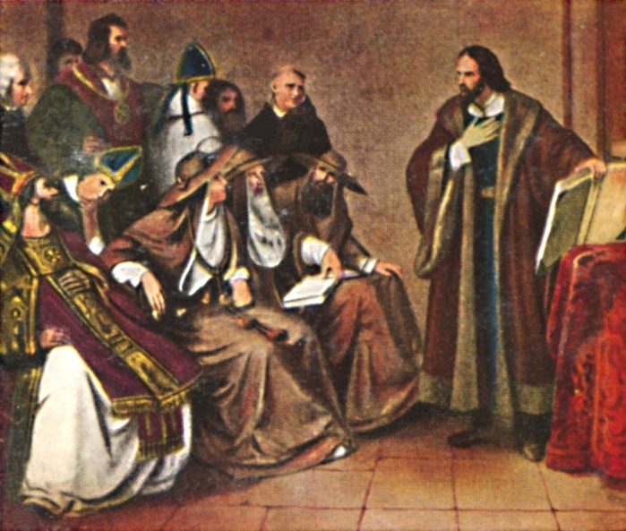 'Johannes Hus 1369-1415', 1934. Jan Hus (1369-1415), Bohemian religious reformer and theologian was burnt as a heretic at Constance for preaching the From Die Großen der Weltgelchichte.