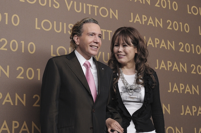 Dave Spector and Kyoko Spector, Oct 14, 2010 : TOKYO - OCTOBER 14: Dave Spector and Wife Kyoko attends the Louis Vuitton Leather and Craftsmanship event at Tabloid on October 14, 2010 in Tokyo, Japan.