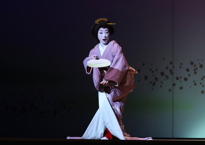Geisha perform traditional dances at their dress rehearsal for the Azuma Odori dance performance May 22, 2019, Tokyo, Japan   Japan s geisha performs Japanese traditional dance and drama for the 95th annual Azuma Odori dance performance at their dress rehearsal at the Shimbashi Enbujo theatre in Tokyo on Wednesday, May 22, 2019. Geisha will perform four day, 10 performances from May 23 through 26.     Photo by Yoshio Tsunoda AFLO 