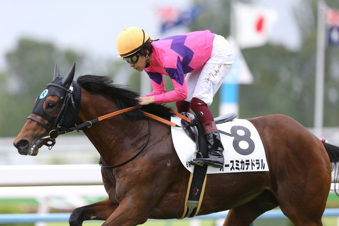2019 3 years old, 5 million below Osumi Catedral Osumi Catedral  Yuichi Fukunaga Yuichi Fukunaga , MAY 18, 2019   Horse Racing : Osumi Catedral ridden by Yuichi Fukunaga wins the Kyoto 6R at Kyoto Racecourse in Kyoto, Japan. Photo by Eiichi Yamane AFLO 