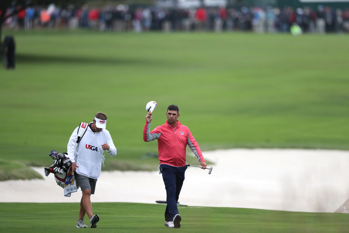 2019 U.S. Open Final Day USA s Gary Woodland during the final round of the 119th U.S. Open Championship at the Pebble Beach Golf Links in Pebble Beach, California, United States, on June 16, 2019.  Photo by Koji Aoki AFLO SPORT  