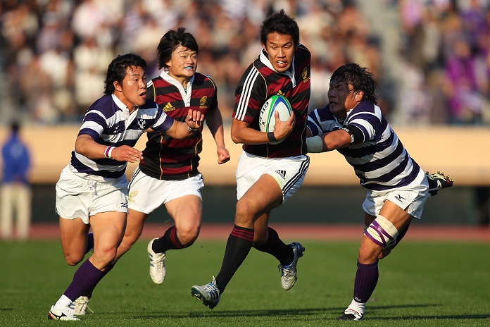 Rugby Kanto Intercollegiate Tournament Waseda University beat Meiji University and won the championship for the second consecutive year. Ryohei Yamanaka  Waseda , DECEMBER 5, 2010   Rugby : Kanto Intercollegiate Rugby Games match between Waseda University 31 15 Meiji University at  Photo by AFLO SPORT   1045 .