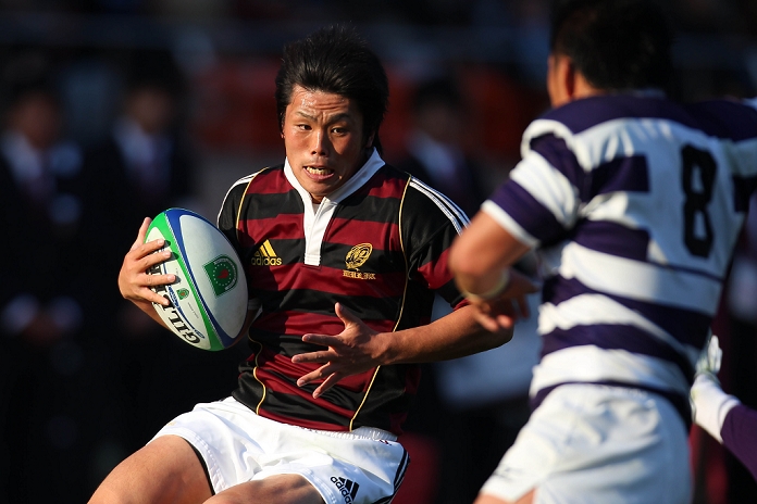 Rugby Kanto Intercollegiate Tournament Waseda University beat Meiji University and won the championship for the second consecutive year. Katsuyuki Sakai  Waseda , DECEMBER 5, 2010   Rugby : Kanto Intercollegiate Rugby Games match between Waseda University 31 15 Meiji University at  Photo by AFLO SPORT   1045 .