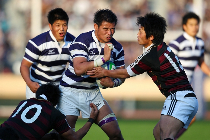 Rugby Kanto Intercollegiate Tournament Waseda University beat Meiji University and won the championship for the second consecutive year. Shogo Naka  Meiji , DECEMBER 5, 2010   Rugby : Kanto Intercollegiate Rugby Games match between Waseda University 31 15 Meiji University at  Photo by AFLO SPORT   1045 .