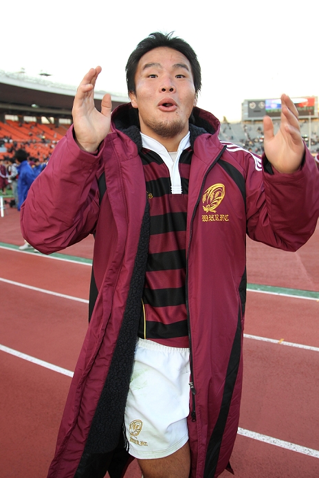 Rugby Kanto Intercollegiate Tournament Waseda University beat Meiji University and won the championship for the second consecutive year. Ryuhei Arita  Waseda , DECEMBER 5, 2010   Rugby : Kanto Intercollegiate Rugby Games match between Waseda University 31 15 Meiji University at  Photo by AFLO SPORT   1045 .