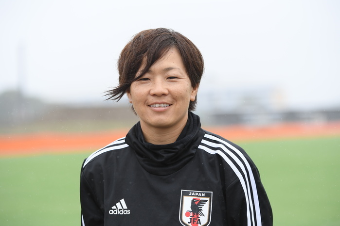 JFA Dream Field Pot Planting Event Aya Miyama  attends a planting seedlings ceremony at JFA Dream Field in China, Japan, June 29, 2019.  Photo by JFA AFLO 