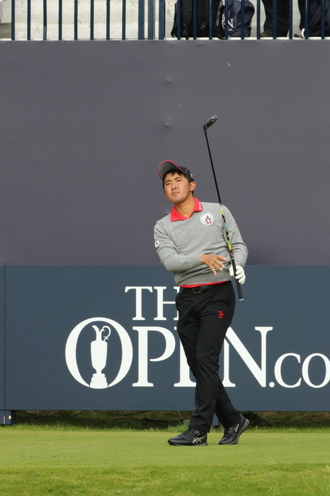 2019 British Open, Day 2 Japan s Takumi Kanaya on the 1st hole during the second round of the 148th British Open Championship at the Royal Portrush Golf Club in County Antrim, Northern Ireland, on July 19, 2019.  Photo by Koji Aoki AFLO SPORT  