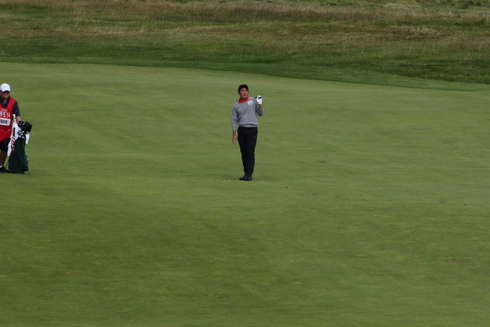 2019 British Open, Day 2 Japan s Takumi Kanaya on the 1st hole during the second round of the 148th British Open Championship at the Royal Portrush Golf Club in County Antrim, Northern Ireland, on July 19, 2019.  Photo by Koji Aoki AFLO SPORT  