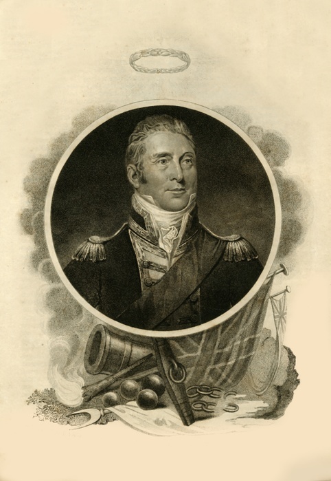  Lord Exmouth ,  1757 1833 , 1816. Creator: Unknown.  Lord Exmouth ,  1757 1833 , 1816. Admiral Edward Pellew  1757 1833  British naval officer during the American War of Independence, French Revolutionary Wars, and Napoleonic Wars. From The History of the War, from the Commencement of the French Revolution to the Present Time, Vol. III, by Hewson Clarke, Esq.  T. Kinnersley, Limited, London, 1816 