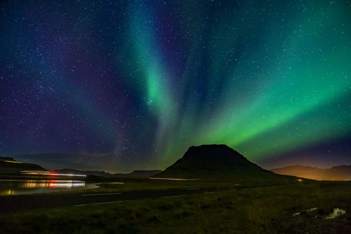 Iceland Aurora Borealis, Mt. Kirkjufell, Grundarfjordur, Iceland, Photo by Ragnar Th. Sigurdsson
