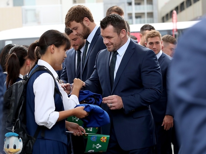 2019 Rugby World Cup Preview Ireland Welcome Ceremony 2019 Rugby World Cup Ireland Welcome Ceremony, Mihama Bunka Hall, Chiba Prefecture, Tokyo, Japan 13 9 2019 Cian Healy signs autographs for fans before the ceremony Cian Healy signs autographs for fans before the ceremony 13 9 2019 
