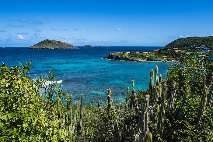 Caribbean, Lesser Antilles, Saint Barthelemy, View to Caribbean Sea