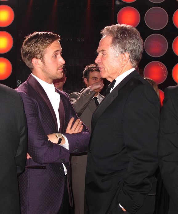 Ryan Gosling and Warren Beatty, Jan 15, 2011 : Critics Choice Awards - Inside. Hollywood Palladium. Hollywood, CA, USA.Friday, January 15, 2011.