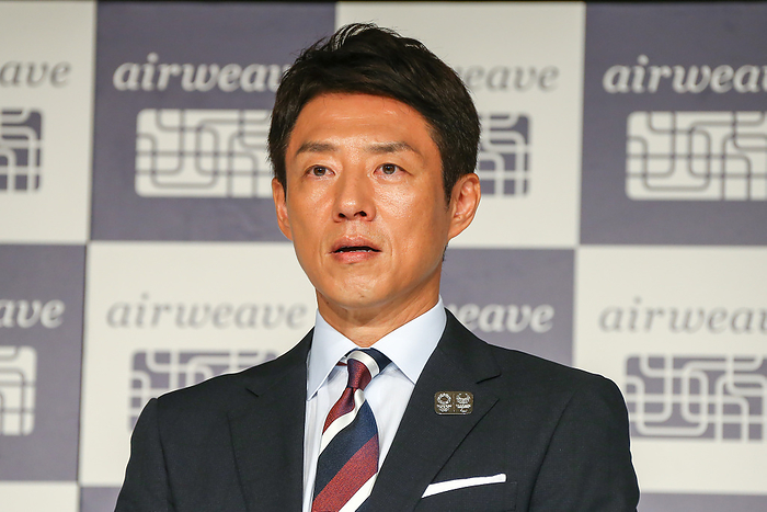 Airweave promotional event in Tokyo Japan s former professional tennis player Shuzo Matsuoka attends a promotional event for Japanese mattress maker Airweave in Tokyo, Japan on September 24, 2019.  Photo by Pasya AFLO 