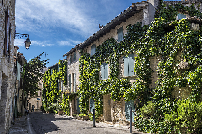 France France, Gard, street with typical houses of Villeneuve lez Avignon, Photo by Daniele Schneider