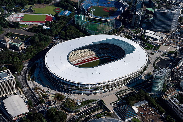 Tokyo 2020 Preview New National Stadium New National Stadium under construction  Photo taken September 2019 