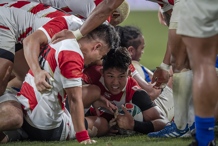 2019 Rugby World Cup Japan v Samoa Kazuki Himeno of Japan during the 2019 Rugby World Cup Pool A match between Japan and Samoa at Toyota Stadium in Toyota, Aichi, Japan on October 5, 2019.  Photo by 7044 AFLO 