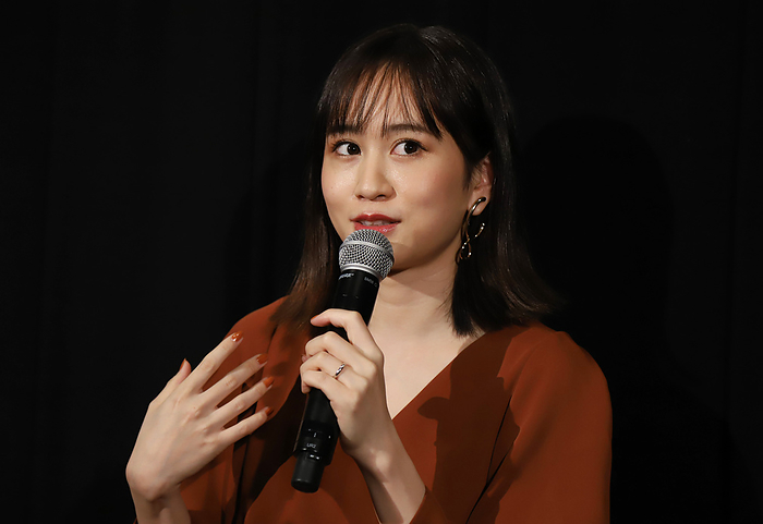 Japanese actress Atsuko Maeda holds a talk show for her movie  To the End of the Earth  October 30, 2019, Tokyo, Japan   Japanese actress Atsuko Maeda holds a talk show for her latest movie  To the Ends of the Earth  after screening at the Tokyo International Film Festival in Tokyo on Wednesday, October 30, 2019.   Photo by Yoshio Tsunoda AFLO 