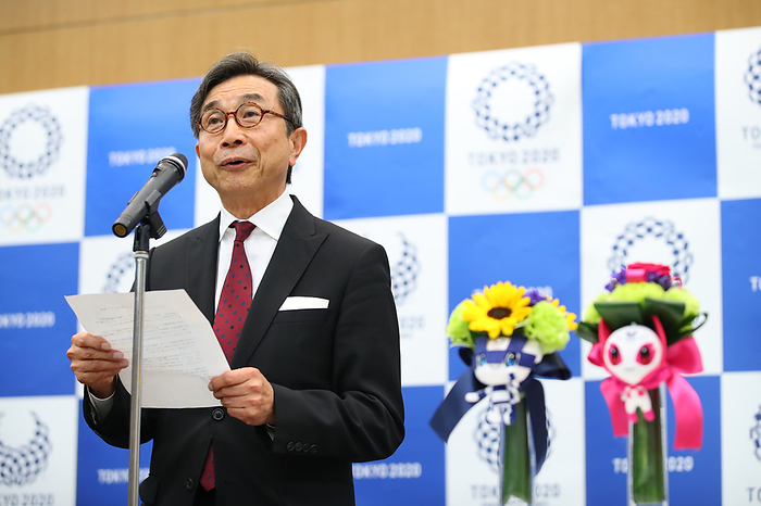 Tokyo 2020 Preview Victory Bouquet Design Announced Nobuo Isomura Nobuo Isomura,. November 12, 2019 : Tokyo 2020 Olympic organizing committee announces the victory bouquet for the Olympic and Paralympic Games in Tokyo, Japan.  Photo by Yohei Osada AFLO SPORT 