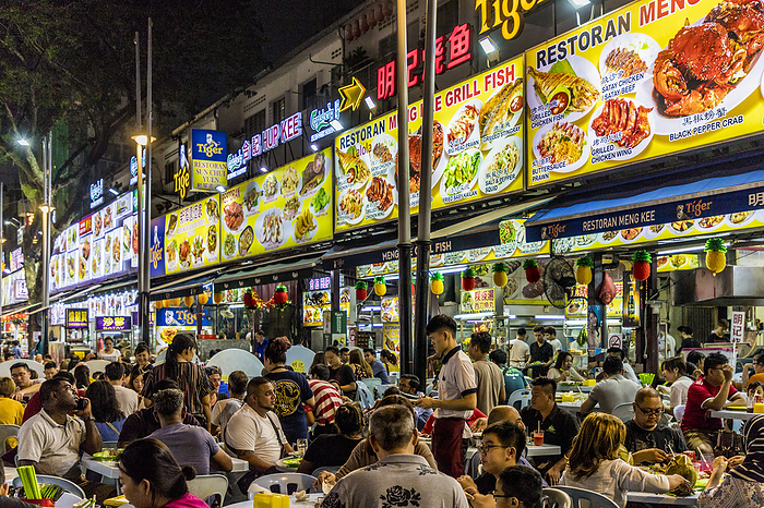 Jalan Alor Night Food Market in Kuala Lumpur, Malaysia, Southeast Asia, Asia Jalan Alor Night Food Market in Kuala Lumpur, Malaysia, Southeast Asia, Asia, Photo by Chris Mouyiaris