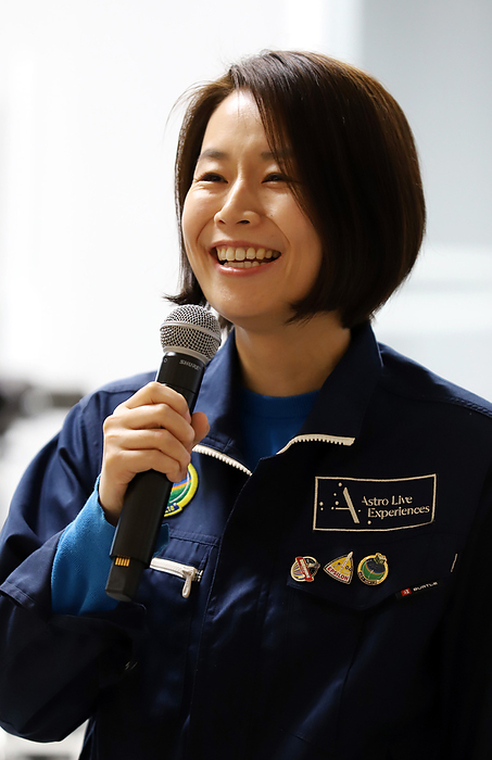 Japanese space venture ALE president Rena Okajima speaks for the company s second satellite November 29, 2019, Tokyo, Japan   Japanese space venture Astro Live Experiences  ALE  president and CEO Rena Okajima speaks before press for the company s second satellite to make artificial shooting stars at the ALE headquarters in Tokyo on Friday, November 29, 2019. The second satellite was scheduled to launch with the Electron rocket of Rocket Lab from New Zealand on November 29 but postponed just before launching.     Photo by Yoshio Tsunoda AFLO 