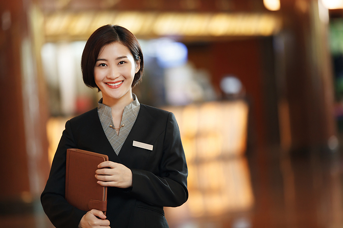 businesswoman The hotel manager portrait