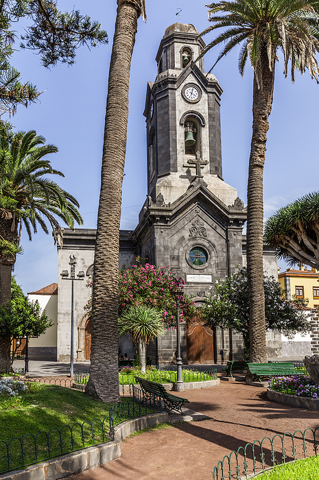 Spain Spain,Canary Islands,Tenerife,Valle de La Orotava,Puerto de La Cruz,Church of Our Lady of the Rock of France, Photo by Filippo Manaigo