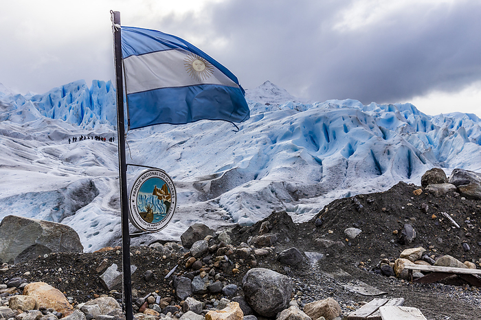 Argentina Argentina,Patagonia,Santa Cruz province,Los Glaciares National Park,hikers on the Perito Moreno glacier, Photo by Filippo Manaigo