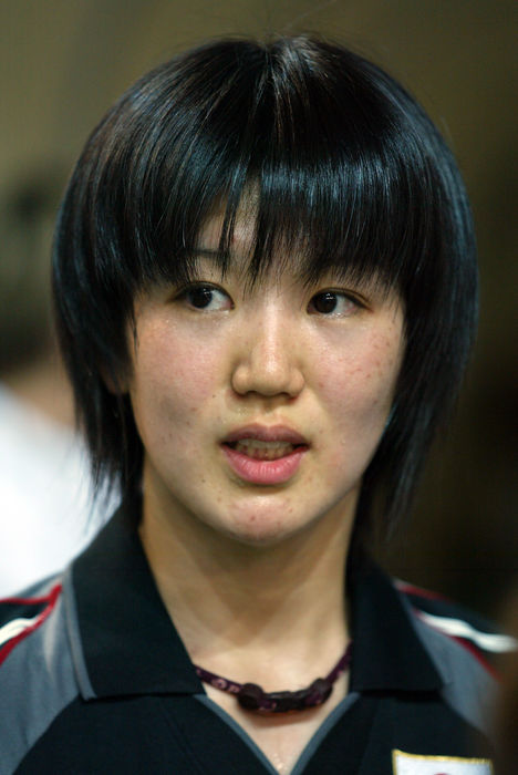 Megumi Kurihara (JPN), June 17, 2004 - Volleyball: Megumi Kurihara of Japan during the Valle D'Aosta Trophy on June 17, 2004 in Courmayeur, Italy. Enrico Calderoni /AFLO SPORT (391)