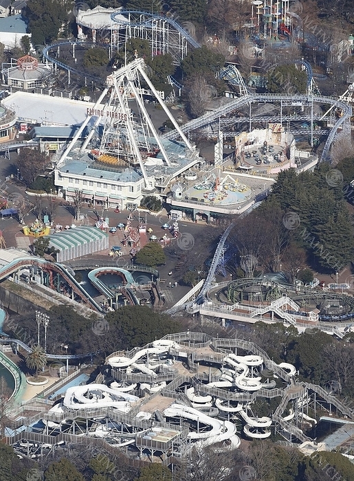 Amusement park  Toshimaen Toshimaen amusement park in Nerima Ward, Tokyo, at 10:04 a.m. on February 3, 2020, from the head office helicopter.  Tokyo   Nerima Ward, Tokyo
