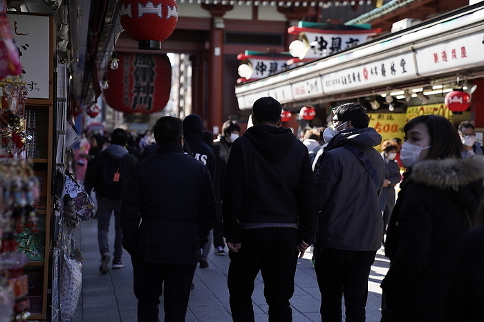 Tokyo attractions quiet as effects of China ban on group tours felt Asian tourists wear face masks near Sensoji Temple in the famous Asakusa district on February 6, 2020 in Tokyo, Japan. Normally Japan s sights would be busy with Chinese visitors but this year many hotels have reported cancellations due to a Chinese ban on group travel and fears over the Novel Coronavirus.  Photo by Juan Mijangos AFLO 