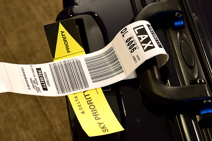 U.S.A. Airline Checked Baggage Tags checked baggage