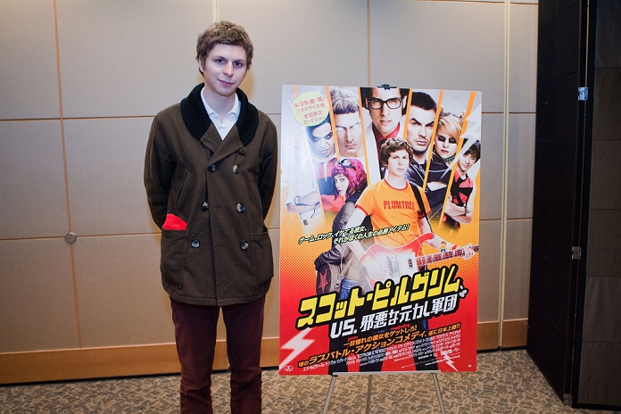Michael Cera, Mar 02, 2011 :  Tokyo, Japan - Michael Cera attends a one-to-one interview to talk about his movie 'Scott Pilgrim vs. the World.' The movie will hit Japanese theaters on April 29, 2011.