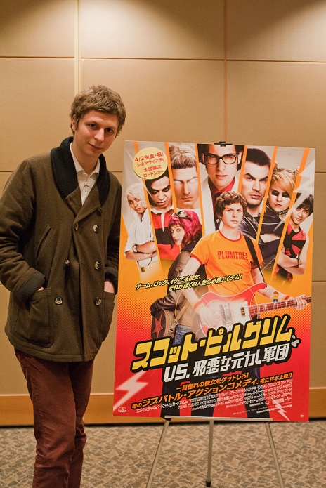Michael Cera, Mar 02, 2011 :  Tokyo, Japan - Michael Cera attends a one-to-one interview to talk about his movie 'Scott Pilgrim vs. the World.' The movie will hit Japanese theaters on April 29, 2011.