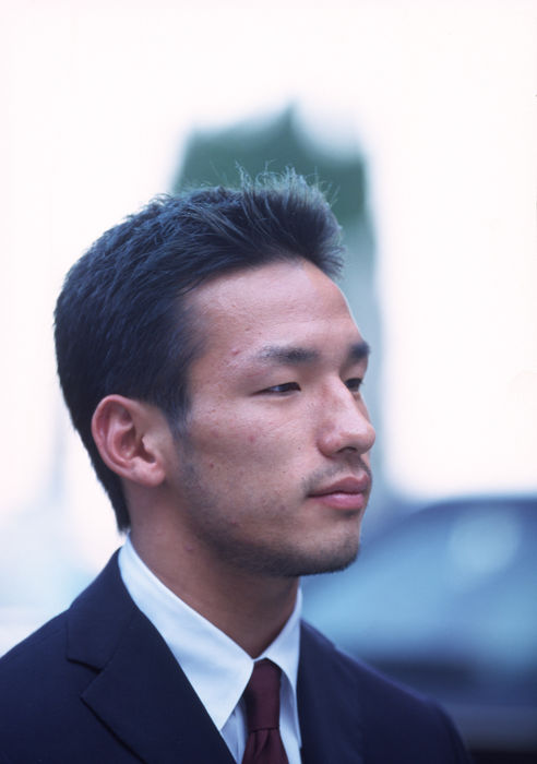 Hidetoshi Nakata joins Perugia Italy Serie A Hidetoshi Nakata  Perugia , Hidetoshi Nakata JULY 24, 1998   Football : A portrait of Hidetoshi Nakata of Perugia during his new signing press conference at Gaucci Castle in Torre Alfina, Italy.  Photo by Enrico Calderoni AFLO SPORT   0391 .