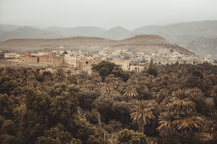 Morocco Old town in Atlas mountain range