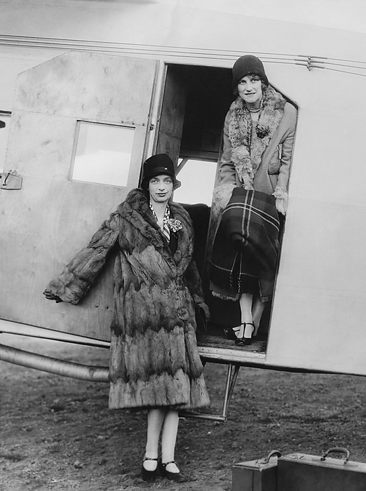 New York, New York:  April 5, 1927
The official opening of the airline  passenger service between Boston and New York took place when the first two women to make the night trip alighted from the air mail plane in New York. The fare was $25 per person.
