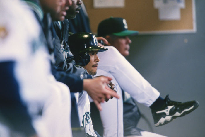 Ichiro/Ichiro Suzuki (Mariners),.
APRIL 3, 2001 - MLB : Ichiro Suzuki #51 of the Seattle Mariners looks on in the dugout during the game.
(Photo by AFLO) [0672].