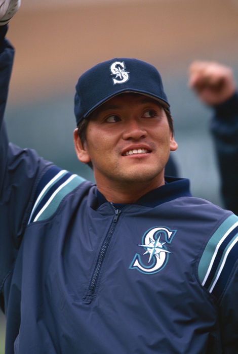 Kazuhiro Sasaki (Mariners),.
2000 - MLB : Seattle Mariners pitcher Kazuhiro Sasaki #22 warms up.
(Photo by AFLO) [0672].