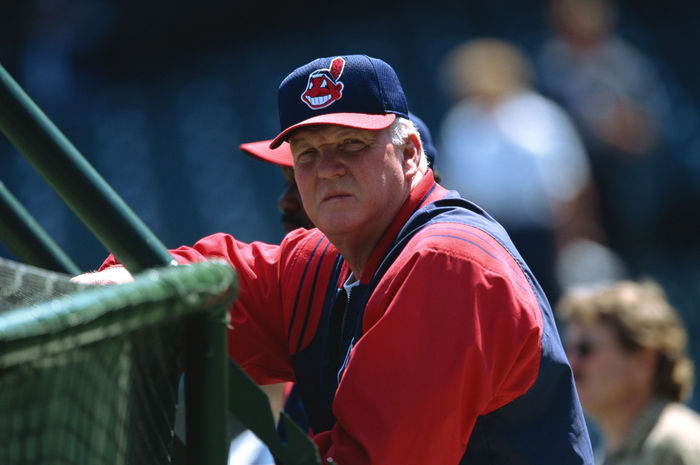 Charlie Manuel (Indians),
2001 - MLB : A portrait of Cleveland Indians manager Charlie Manuel.
(Photo by AFLO) [0672]
