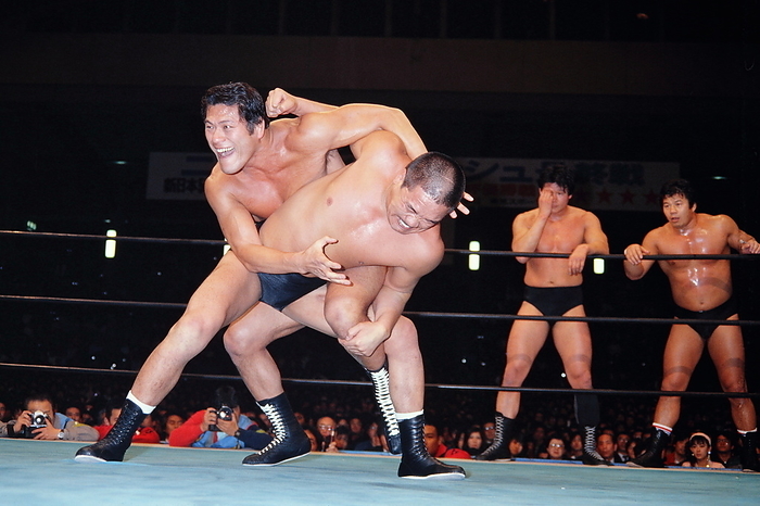Japanese vintage pro wrestling                       Photo by Yukio Hiraku AFLO 