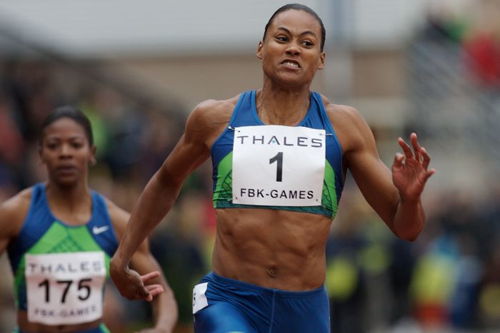 Marion JONES (USA), 
May 28, 2006 - Track and Field : 
during the THALES FBK GAMES in Netherlands. 
(Photo by AFLO) [0904]