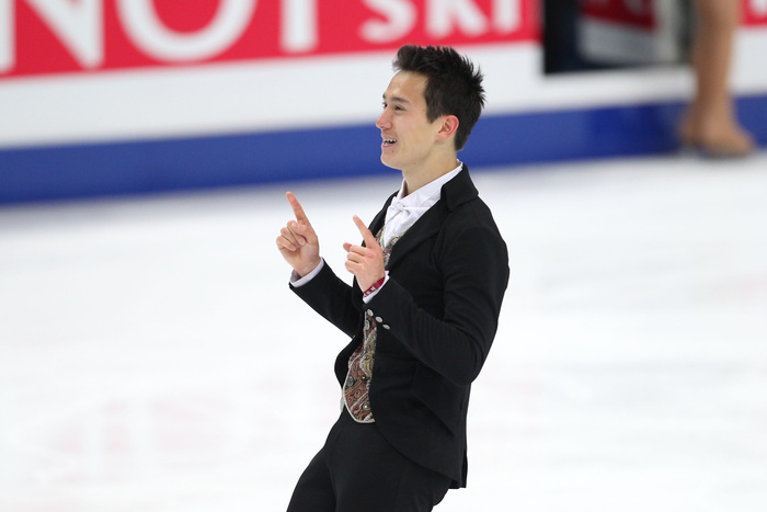World Figure Men s FS Patrick Chan  CAN ,  APRIL 28, 2011   Figure Skating :  ISU World Figure Skating Championships 2011  Men s Free Skating  at Ice Palace Megasport, Moscow, Russia.   Photo by YUTAKA AFLO SPORT   1040 