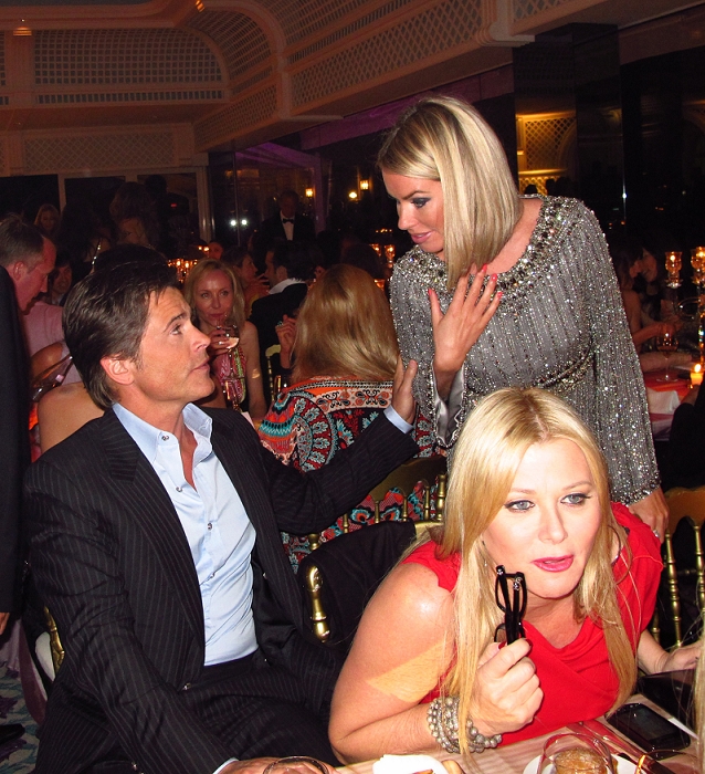 64th Cannes International Film Festival  2011  Rob Lowe and  Sheryl Berkoff, May 17, 2011 : De Grisogno Party..2011 Cannes Film Festival. Eden Roc Restaurant at Hotel Du Cap. Cap D Antibes, France. Tuesday, May 17, 2011.