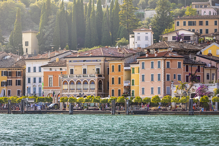 Italy Gargnano, a small and colorful village on Garda Lake coast. Brescia province, Lombardy, Italy., Photo by Stefano Termanini