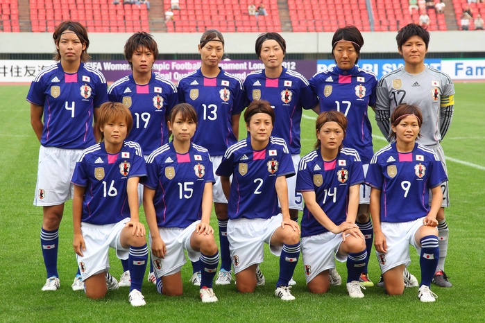 London Olympics Asian Final Qualifying Round Women s Japan National Team Group Line Up  JPN  September 1, 2011   Football   Soccer : Women s Asian Football Qualifiers Final Round for London Olympic Match between Japan 3 0 Thailand at Shandong Provincial Stadium, Jinan, China.   Photo by AFLO SPORT   1045 .