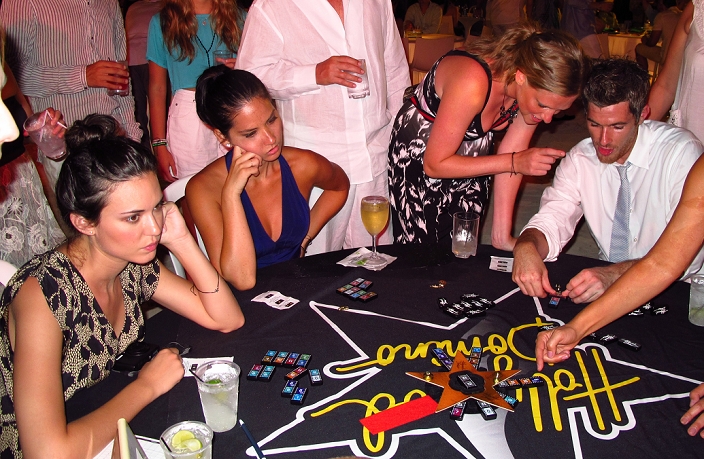 Odette Yustman, Olivia Munn and Dave Annable, Sep 03, 2011 : Celebrities attend Hollywood Domino Celebrity Golf Tournament Gala during Labor Day weekend in Puerto Rico..Palomino Island, Puerto Rico, USA..Saturday, September 03, 2011.